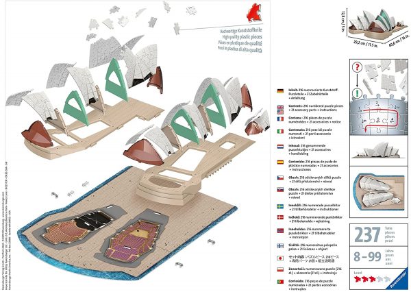 Puzzle 3D Sydney opera house 7 Puzzle 3D Sydney opera house - immagine 4
