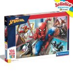 Puzzle (Super Color - 104 Pezzi) - Marvel Spider-man: Clementoni