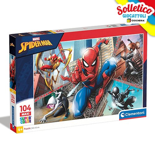 Puzzle (Super Color - 104 Pezzi) - Marvel Spider-man: Clementoni 1 Puzzle (Super Color - 104 Pezzi) - Marvel Spider-man: Clementoni