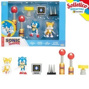 Set Diorama (6,5 cm) - Sonic The Hedgehog: Jakks Pacific