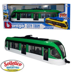 City Tram Street Fire: Bburago (Veicolo Pressofuso) - Verde