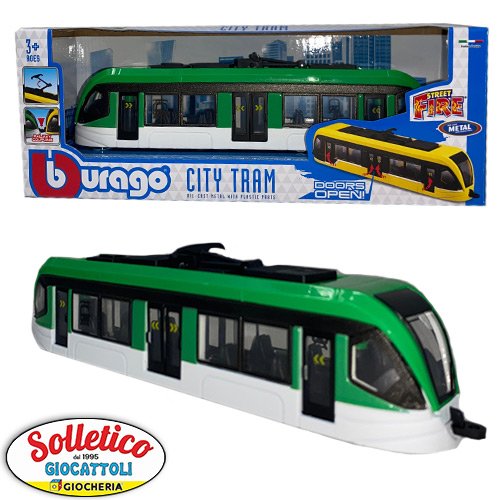 City Tram Street Fire: Bburago (Veicolo Pressofuso) 3 City Tram Street Fire: Bburago (Veicolo Pressofuso) - immagine 2