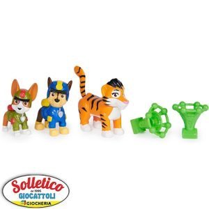 Paw Patrol Jungle Pups: Avventure nella Giungla con i Cuccioli! (Assortito) - Chase, Tracker & Tiger
