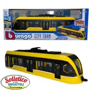 City Tram Street Fire: Bburago (Veicolo Pressofuso) - Giallo