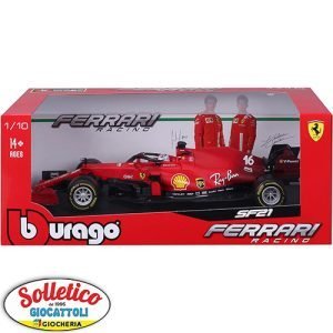 Ferrari Racing SF21 - C. Leclerc: La Formula 1 prende vita in scala 1/18
