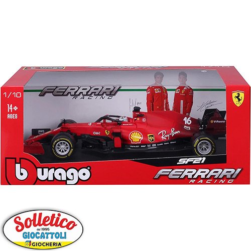 Ferrari Racing SF21 - C. Leclerc: La Formula 1 prende vita in scala 1/18 1 Ferrari Racing SF21 - C. Leclerc: La Formula 1 prende vita in scala 1/18