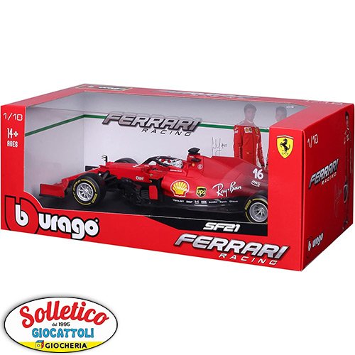 Ferrari Racing SF21 - C. Leclerc: La Formula 1 prende vita in scala 1/18 3 Ferrari Racing SF21 - C. Leclerc: La Formula 1 prende vita in scala 1/18 - immagine 2