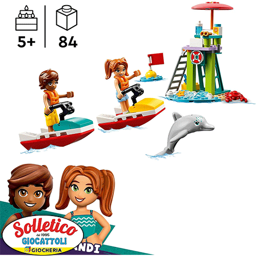 LEGO Friends - Moto D'Acqua (42623): Avventure in Spiaggia per Bambini! 5 LEGO Friends - Moto D'Acqua (42623): Avventure in Spiaggia per Bambini! - immagine 3