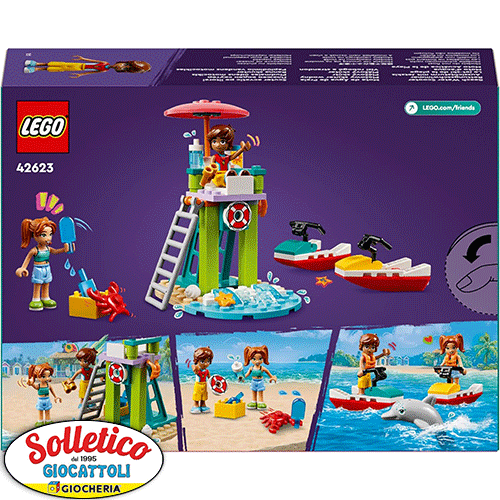 LEGO Friends - Moto D'Acqua (42623): Avventure in Spiaggia per Bambini! 3 LEGO Friends - Moto D'Acqua (42623): Avventure in Spiaggia per Bambini! - immagine 2