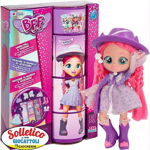 Cry Babies BFF Serie 1: Scopri Katie, la Bambola alla Moda con 9 Sorprese 1 Cry Babies BFF Serie 1: Scopri Katie, la Bambola alla Moda con 9 Sorprese