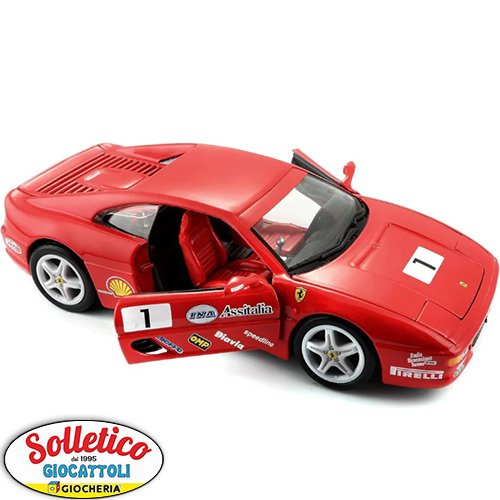 Modello Ferrari F355 Challenge in Scala 1:24 di Bburago 9 Modello Ferrari F355 Challenge in Scala 1:24 di Bburago - immagine 5