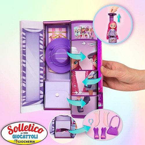 Cry Babies BFF Serie 1: Scopri Katie, la Bambola alla Moda con 9 Sorprese 9 Cry Babies BFF Serie 1: Scopri Katie, la Bambola alla Moda con 9 Sorprese - immagine 5