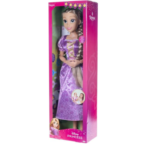 Bambola Rapunzel da 80 cm – Magia, Divertimento e Creatività per Bambini | Jakks Pacific 5 Confezione originale della Bambola Rapunzel da 80 cm con spazzola, fiori decorativi e custodia porta fiori inclusi.