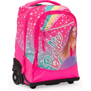 trolley 2 ruote barbie su sfondo bianco