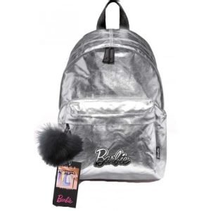 zaino Barbie Kidult argento metallizzato
