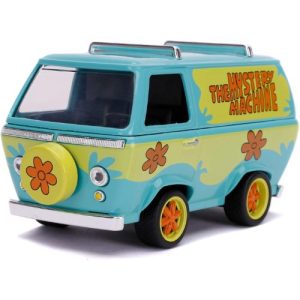 Scooby Doo Mystery Machine 1:32 - Replica fedele del veicolo iconico della serie animata, con dettagli in metallo die-cast.