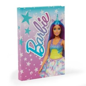 Copertina rigida diario Barbie rosa glitter