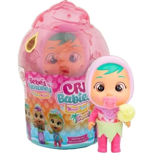 Cry Babies Shelly: 8 Sorprese Magiche + Conchiglia & Lacrime Schiumose! 1 Cry Babies Shelly in capsula conchiglia trasparente