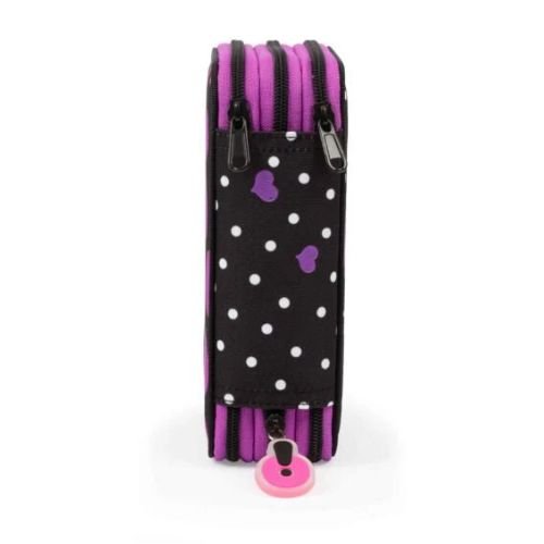 Astuccio Triplo Dark Love Go Pop con Set Completo Scuola 11 interno astuccio Go Pop con pennarelli e matite