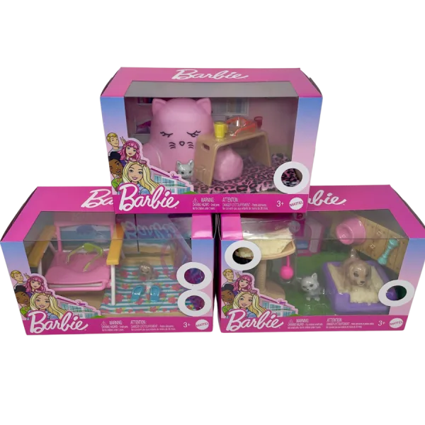 Barbie playset con accessori unici - assortito | 18cm x 9,5cm x 11cm 1 Barbie Playset assortito