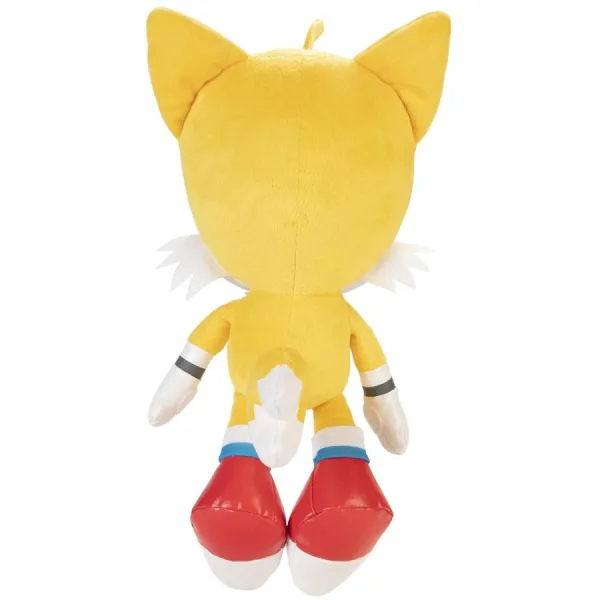 Tails Peluche Jumbo 40 cm – Ufficiale Sonic the Hedgehog 5 Tails peluche morbido con due code e colori vivaci