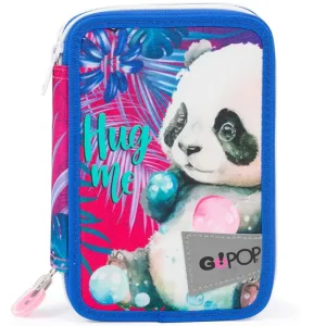 GO POP Astuccio Sweet Jungle Triplo per Scuola