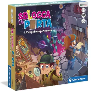 Gioco da tavolo Sblocca la Porta con scatola e componenti per bambini e adulti
