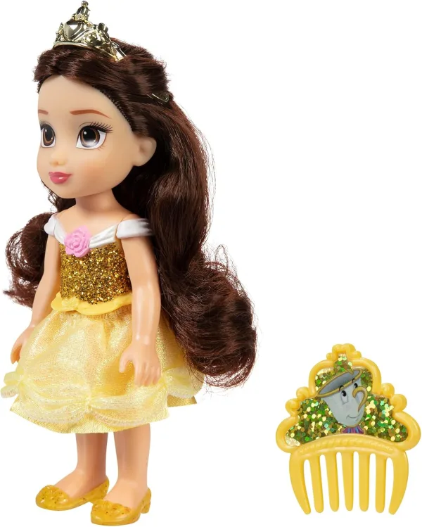 Disney Princess 15cm - Assortito - Ariel, Belle, Cenerentola e Raperonzolo | 18cm x 9,5cm x 6cm - immagine 11