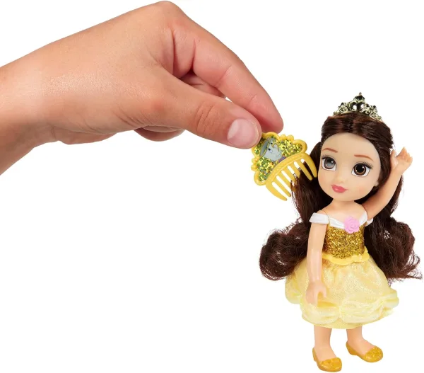 Disney Princess 15cm - Assortito - Ariel, Belle, Cenerentola e Raperonzolo | 18cm x 9,5cm x 6cm - immagine 7