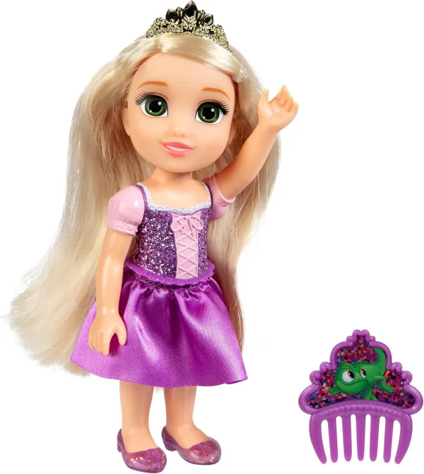Disney Princess 15cm - Assortito - Ariel, Belle, Cenerentola e Raperonzolo | 18cm x 9,5cm x 6cm - immagine 12