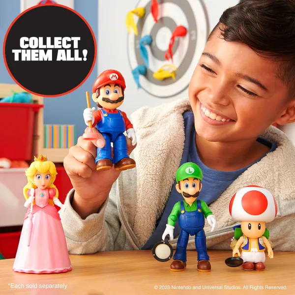 Super Mario Bros. Movie – Action figure Nintendo di Toad 13 cm | 16cm x 19cm x 9cm 15 Super Mario Bros. Movie – Action figure Nintendo di Toad 13 cm | 16cm x 19cm x 9cm - immagine 8