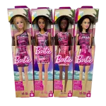 Barbie Trendy con Abito Rosa Ufficiale Scarpe Removibili - assortito – Mattel | 7cm x 4cm x 32cm