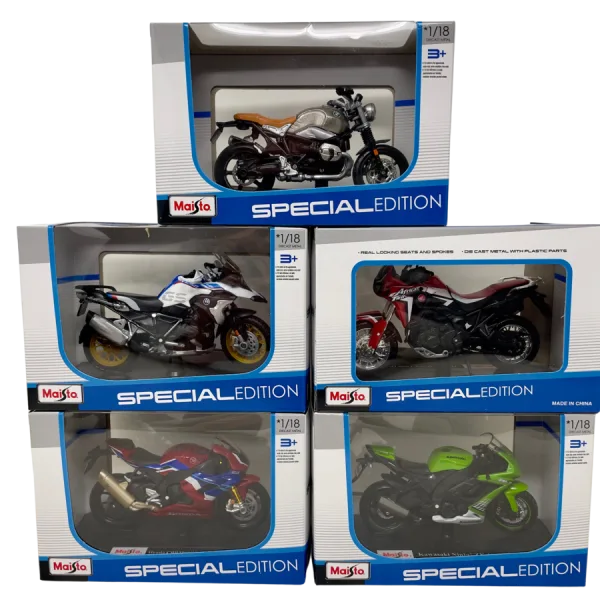 Moto Stradali in Scala 1:18 Expo - Maisto | 7cm x 12cm x 4cm 1 Maisto Moto Stradali in scala 1:18