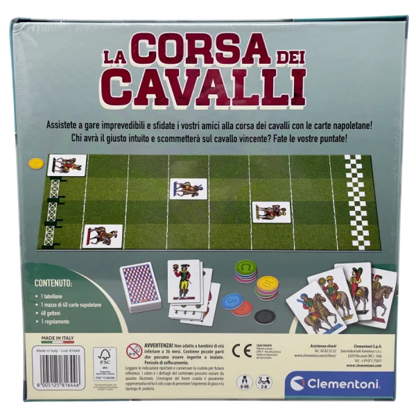 La Corsa dei Cavalli – Gioco da Tavolo - Clementoni | 30cm x 30cm x 6cm 3 la corsa dei cavalli