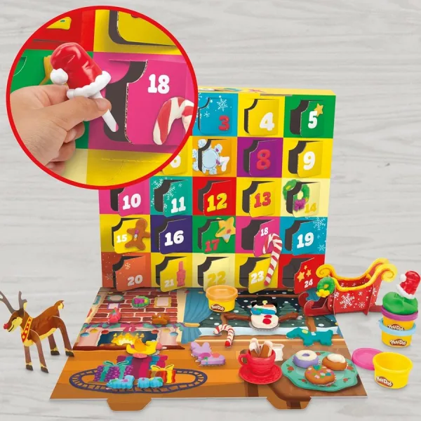 calendario avvento playdoh