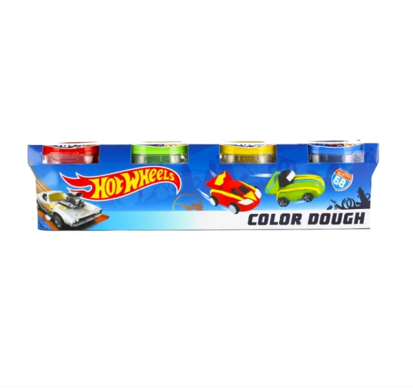Hot Wheels Set Pasta Creativa - 4 vasetti | 28cm x 6cm x 7cm 7 Hot Wheels Set Pasta Creativa