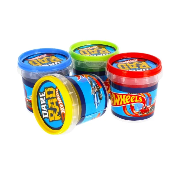 Hot Wheels Set Pasta Creativa - 4 vasetti | 28cm x 6cm x 7cm 5 Hot Wheels Set Pasta Creativa