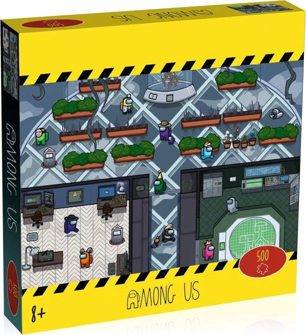 Among Us Puzzle 500 pezzi – Winning Moves – Edizione Italiana | 27cm x 27cm x 5cm 1 Among Us Puzzle 500 pezzi