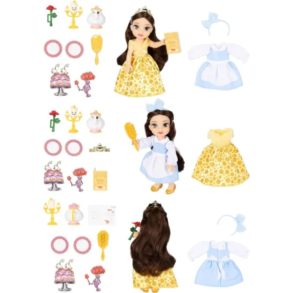 Disney Princess Bella – Playset Be Our Guest – Jakks Pacific | 22cm x 6cm x 19cm 7 Disney Princess Bella – Playset Be Our Guest