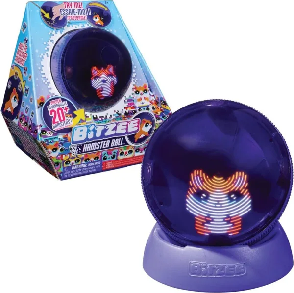 Bitzee Criceto Interattivo - Magico Hamster Ball - Spin Master | 12cm x 12cm x 12cm 1 Bitzee Criceto Interattivo Hamster Ball