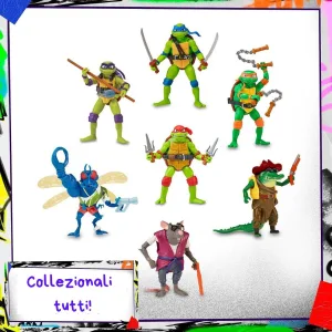 Ninja Turtles Mutant Mayhem: Action Figures Esclusive - Playmates Toys