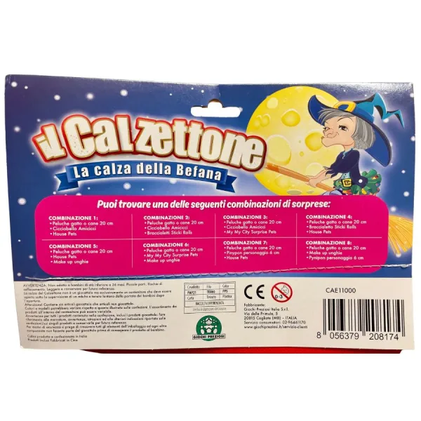 Calzettone Girl Giochi Preziosi – Calza Befana per Bambina | 48cm x 35cm x 9cm 3 Calzettone Girl Giochi Preziosi – Calza Befana per Bambina