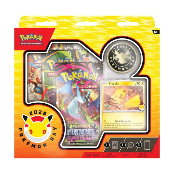 Collezione Giorno Pokémon 2026 - Pokémon TCG | 20cm x 3,5cm x 19cm 5 Collezione Giorno Pokémon 2026 - Pokémon TCG | 20cm x 3,5cm x 19cm - immagine 3