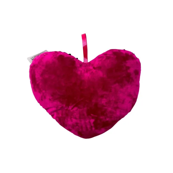 Cuore fucsia con paillettes 28cm - Golden Hill | 28cm 10cm 24cm 3 Cuore fucsia con paillettes 28cm