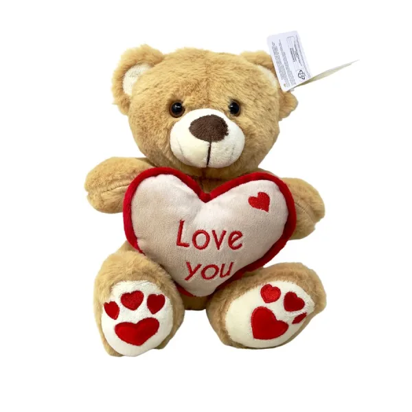 Peluche orsetto con cuore 25cm - Assortito - Decar | 20cm x 20cm x 25cm 5 Peluche orsetto con cuore 25cm