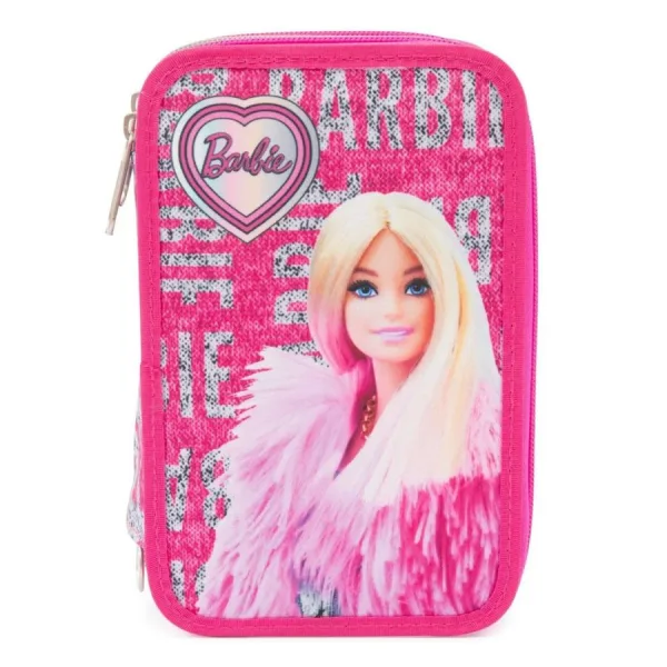 Astuccio Barbie 3 Zip