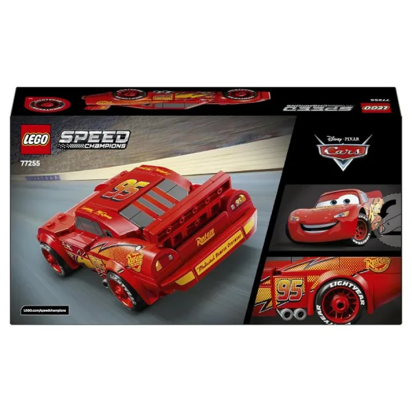LEGO Saetta McQueen - Linea Speed Champions - Disney Pixar Cars – 77255 | 26cm x 14cm x 6cm 17 LEGO Saetta McQueen - Linea Speed Champions