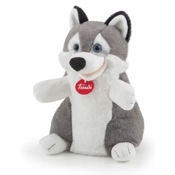 Peluche Marionetta Husky – Trudi | 15cm x 21cm x 24cm 1 Peluche Marionetta Husky – Trudi