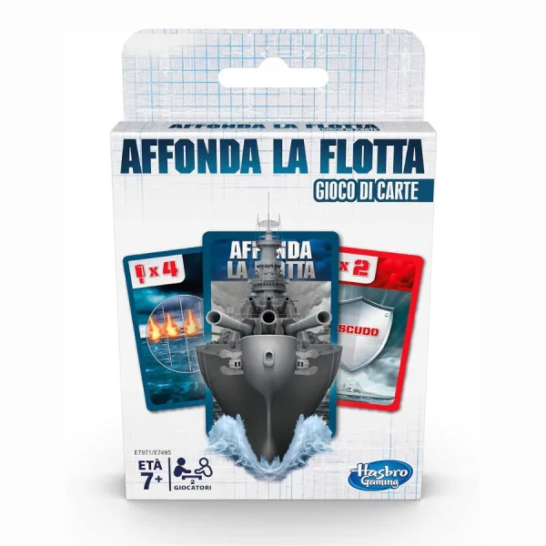 Affonda la Flotta Tascabile – Gioco di carte - Hasbro Gaming | 9cm x 2cm x 12cm 1 Affonda la Flotta Tascabile