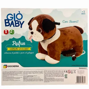 Cagnolino Cavalcabile Rufus con Suoni